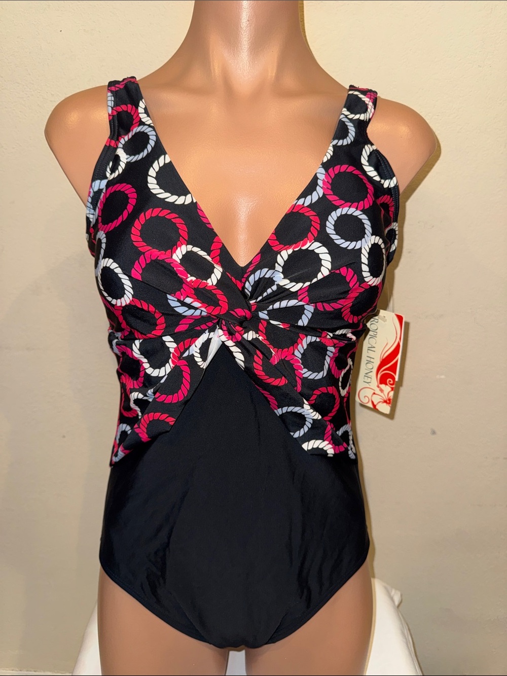 NWT Tropical Honey one piece swimsuit size 12
